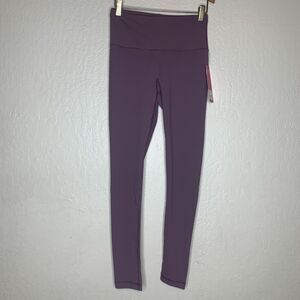 Yogalicious High Rise Full Length Nude Tech Grape Shade Leggings Women’s Size S